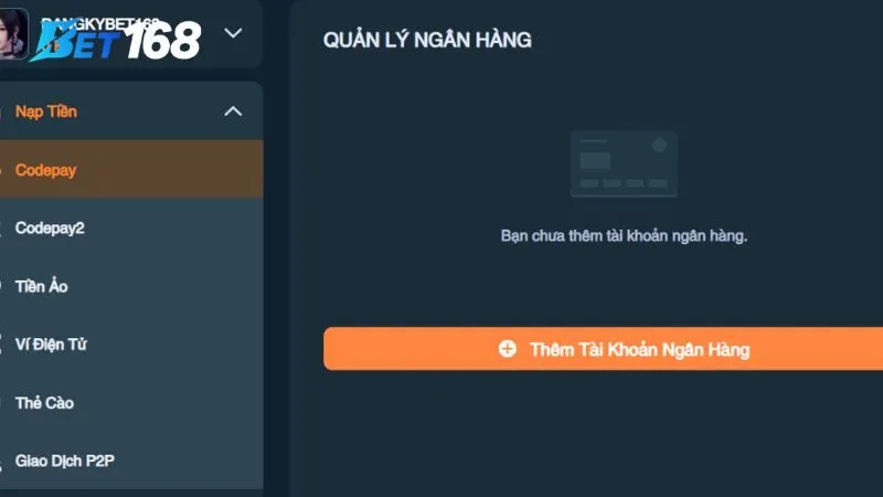 Lưu ý khi sử dụng cách nạp tiền Bet168
